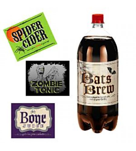 ETIQUETAS DE GARRAFAS HALLOWEEN 